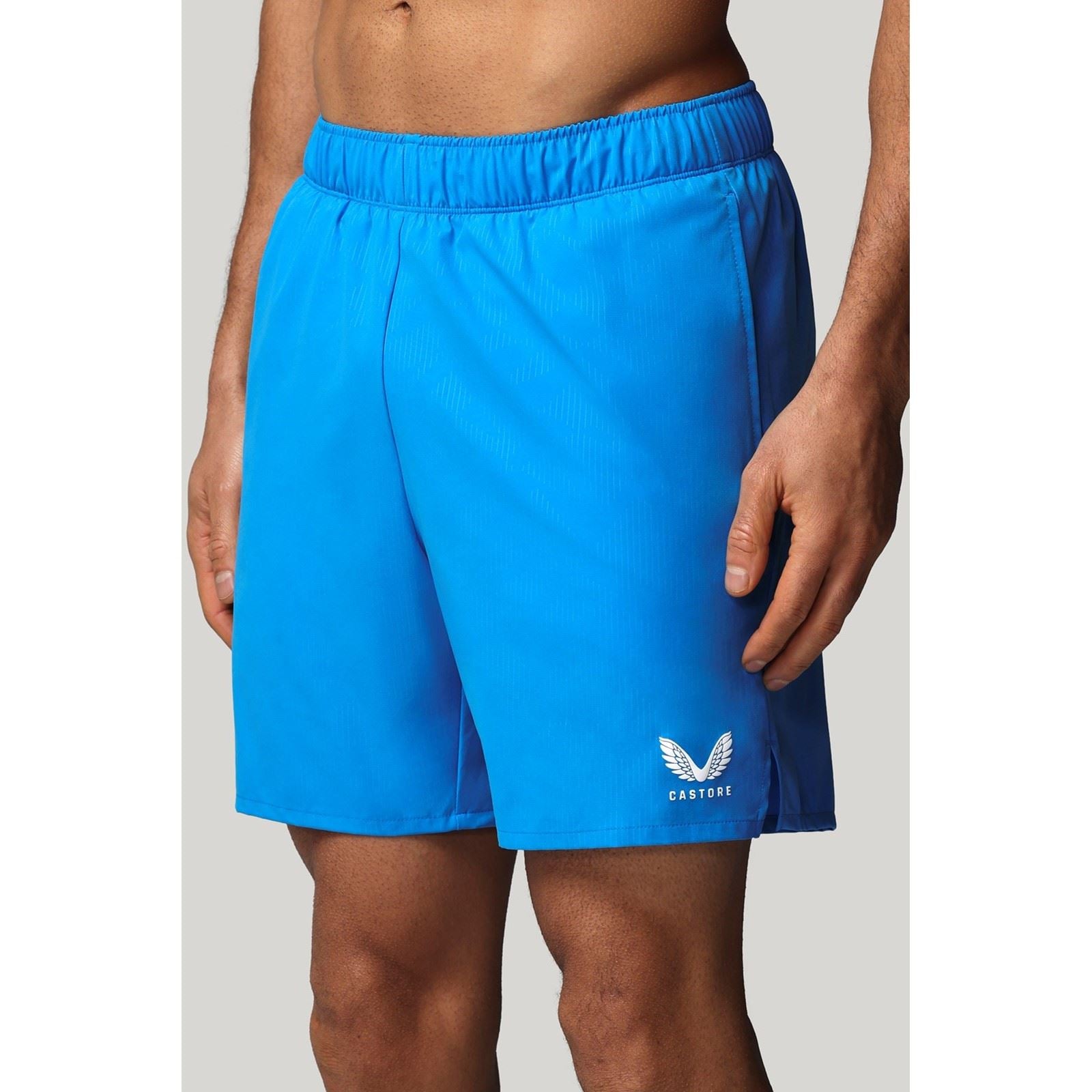 Castore 6" Swim Shorts De Bain Pour Hommes En Polyester Bleus