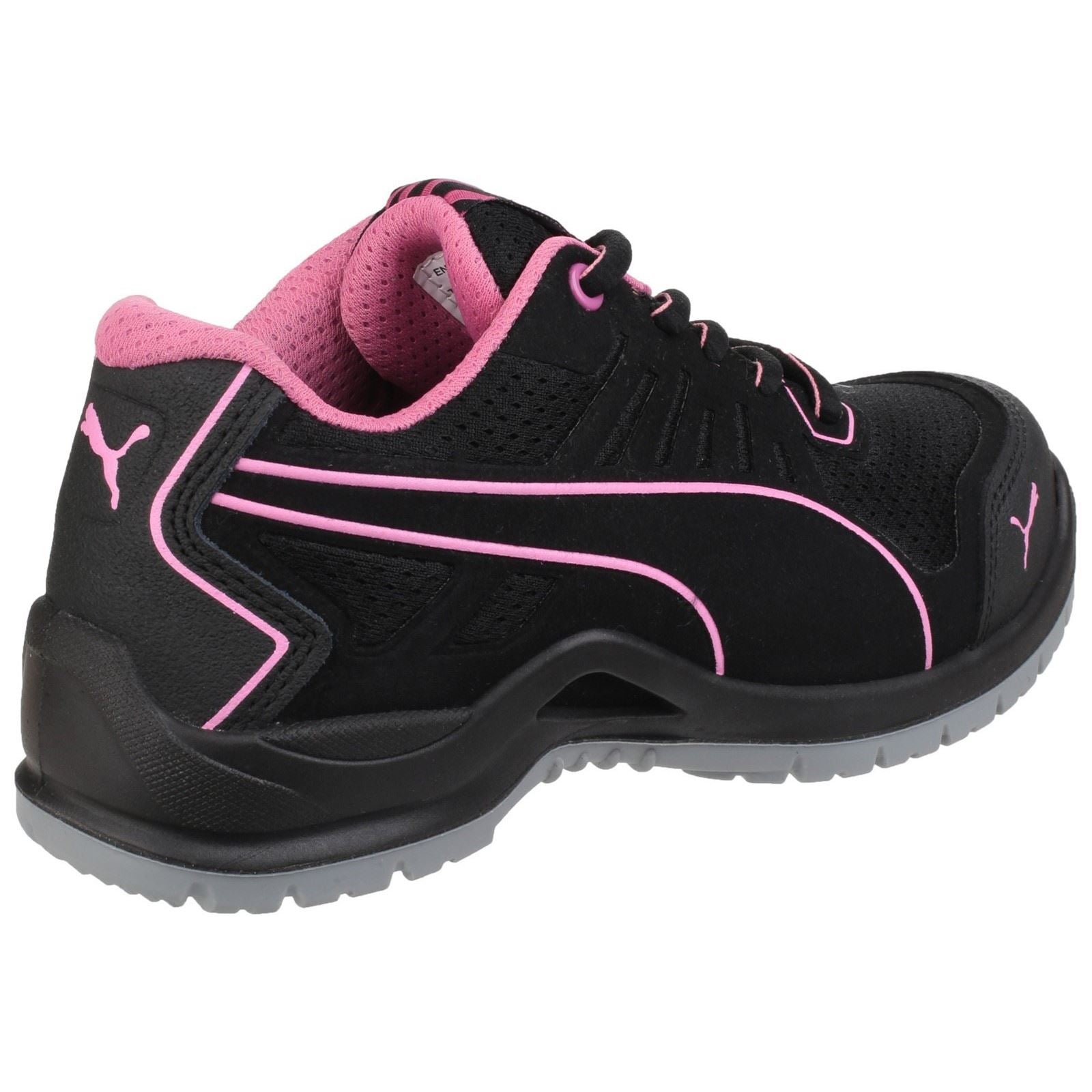 Puma Safety  Baskets De Sécurité Noires Pour Femmes Fuse Tech Textile