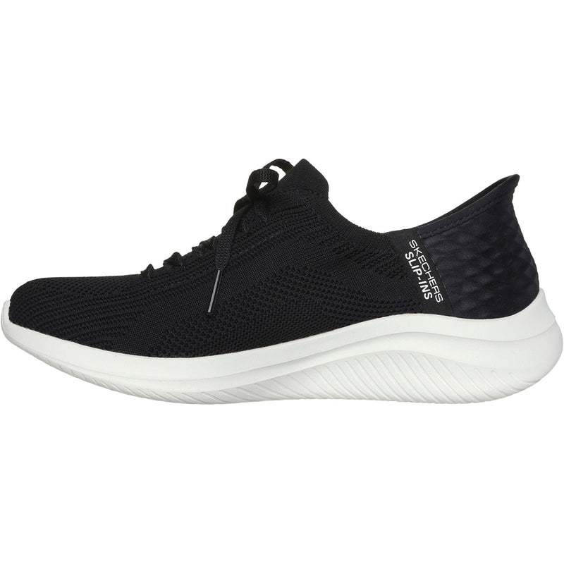 Skechers Ultra Flex 3.0 Brilliant Path Baskets Noires Pour Femmes En Toile