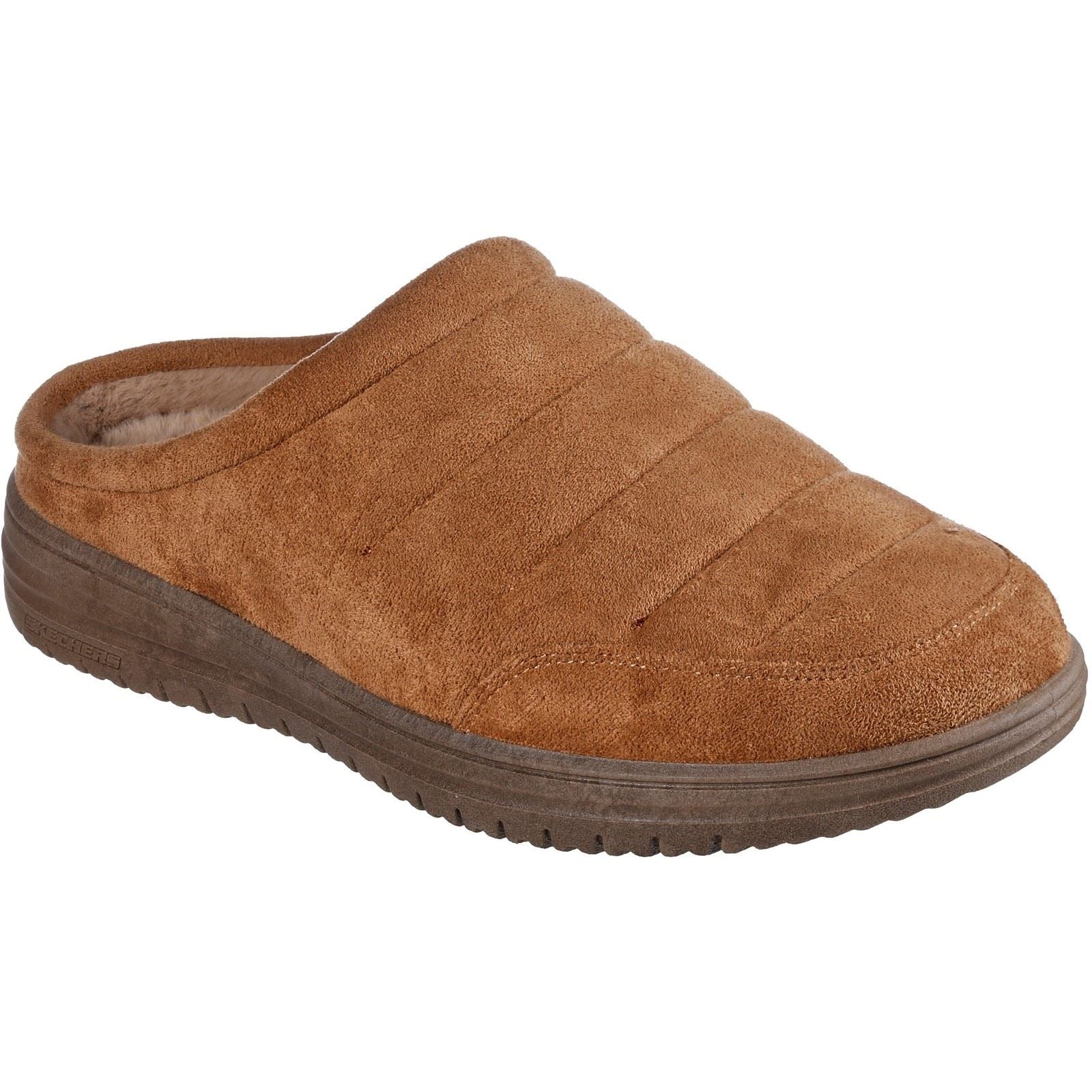 Skechers Relaxed Fit: Murette Garvanza Mules En Microfibre Pour Homme Couleur Beige