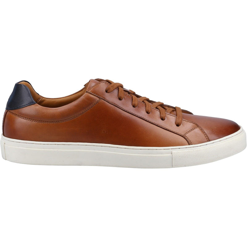 Hush Puppies Colton Baskets En Cuir Pour Hommes Couleur Beige