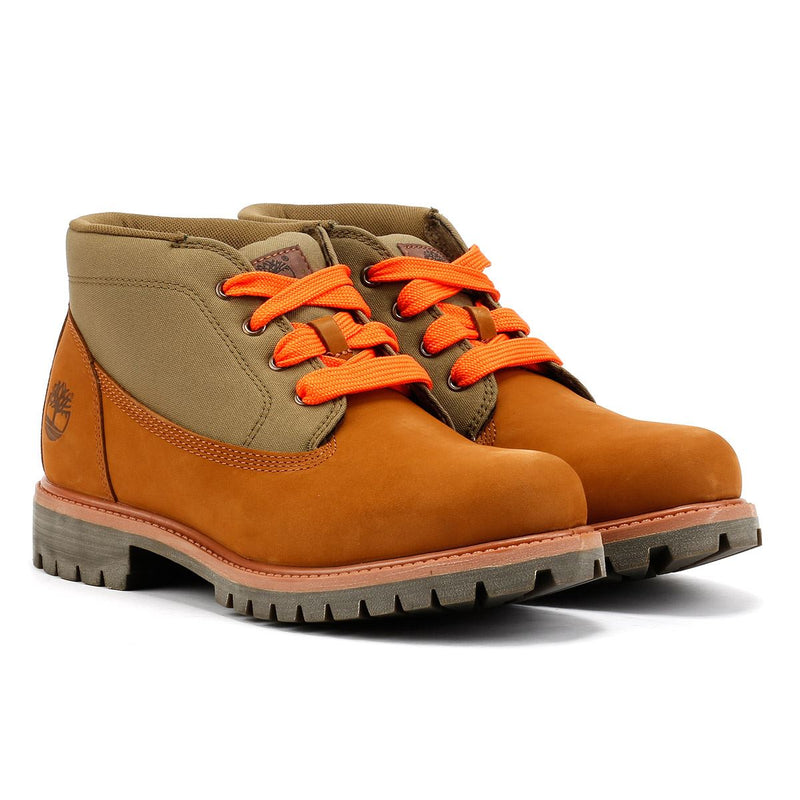 Timberland Mid Lace Chukka Workwear II Bottes En Cuir Marron Pour Homme