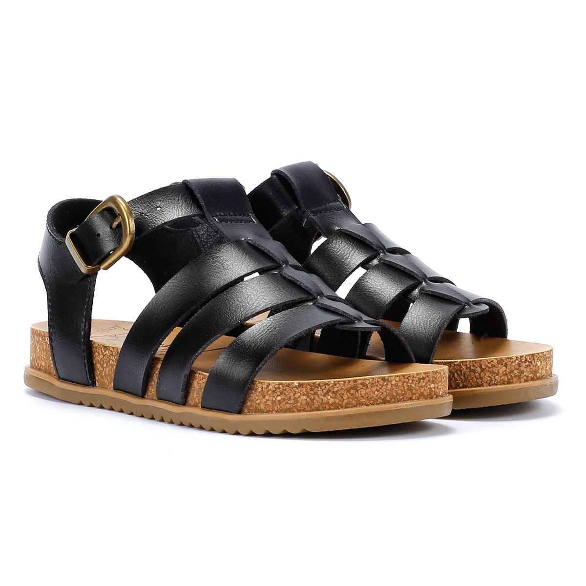 Blowfish Malibu Fillip Dyecut Sandales Noires Pour Femmes