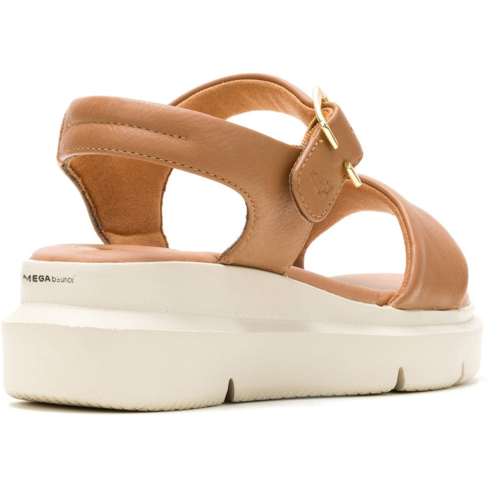 Hush Puppies Uplift Sandales En Cuir Pour Femme Couleur Tan