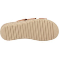 Hush Puppies Eden Wide Fit Sandales En Cuir Pour Femme Couleur Tan