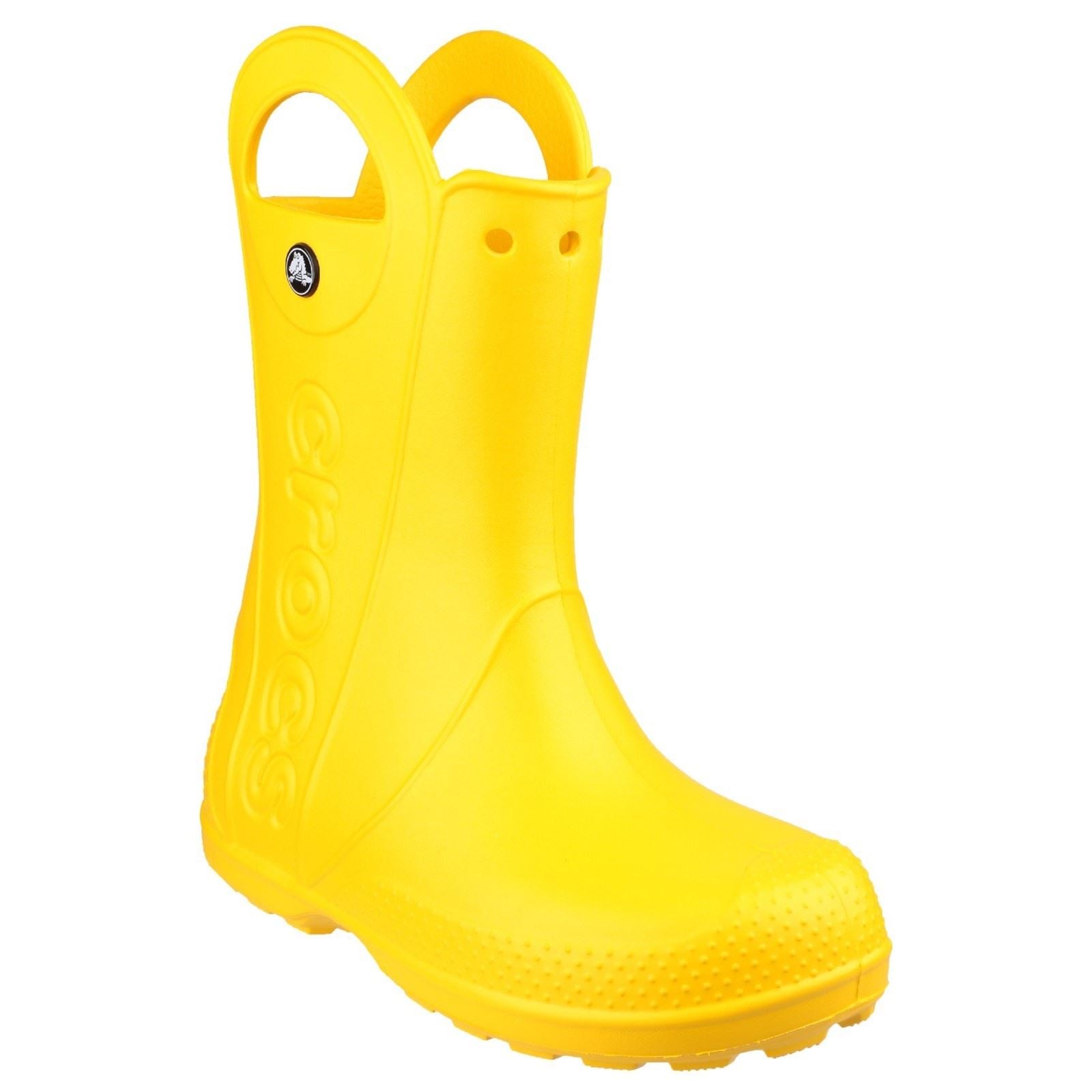 Crocs Handle It Rain Bottes En Caoutchouc Thermoplastique Jaunes