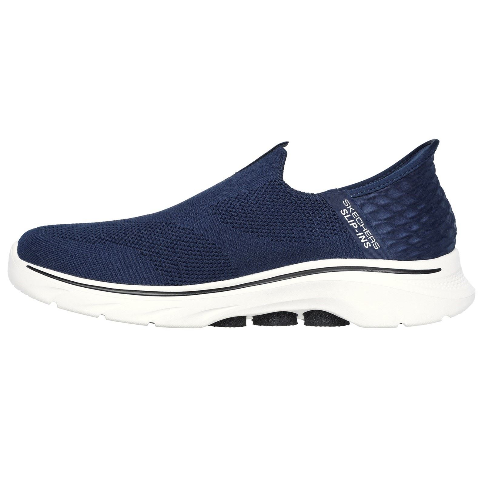 skechers go walk 7 easy on 2 chaussures de sport bleu marine pour hommes en maille