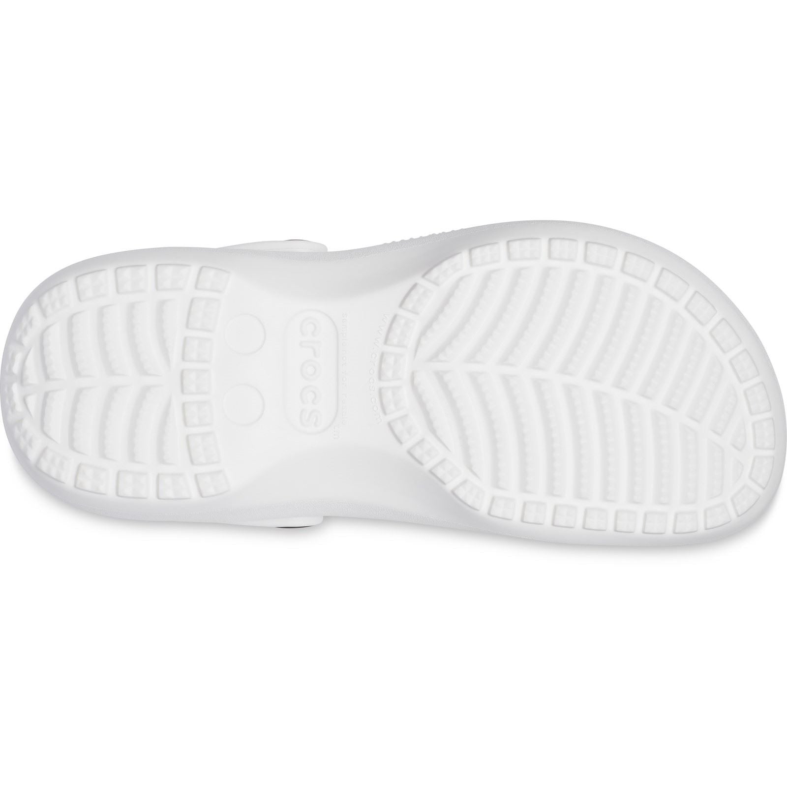 Crocs Classic Platform Sabots blancs pour femme en thermoplastique