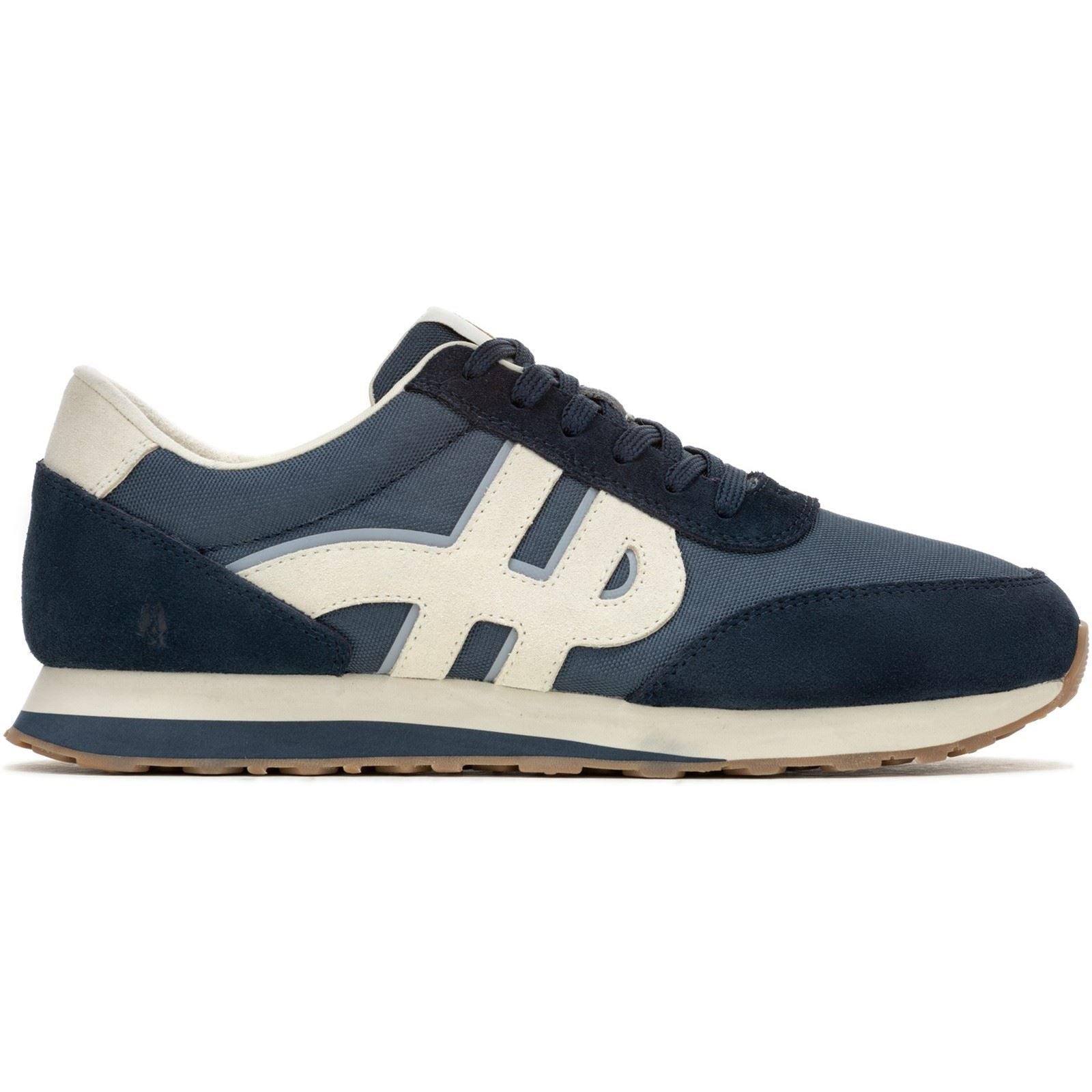 Hush Puppies Seventy8 Chaussures De Sport Pour Homme En Cuir Bleu Marine