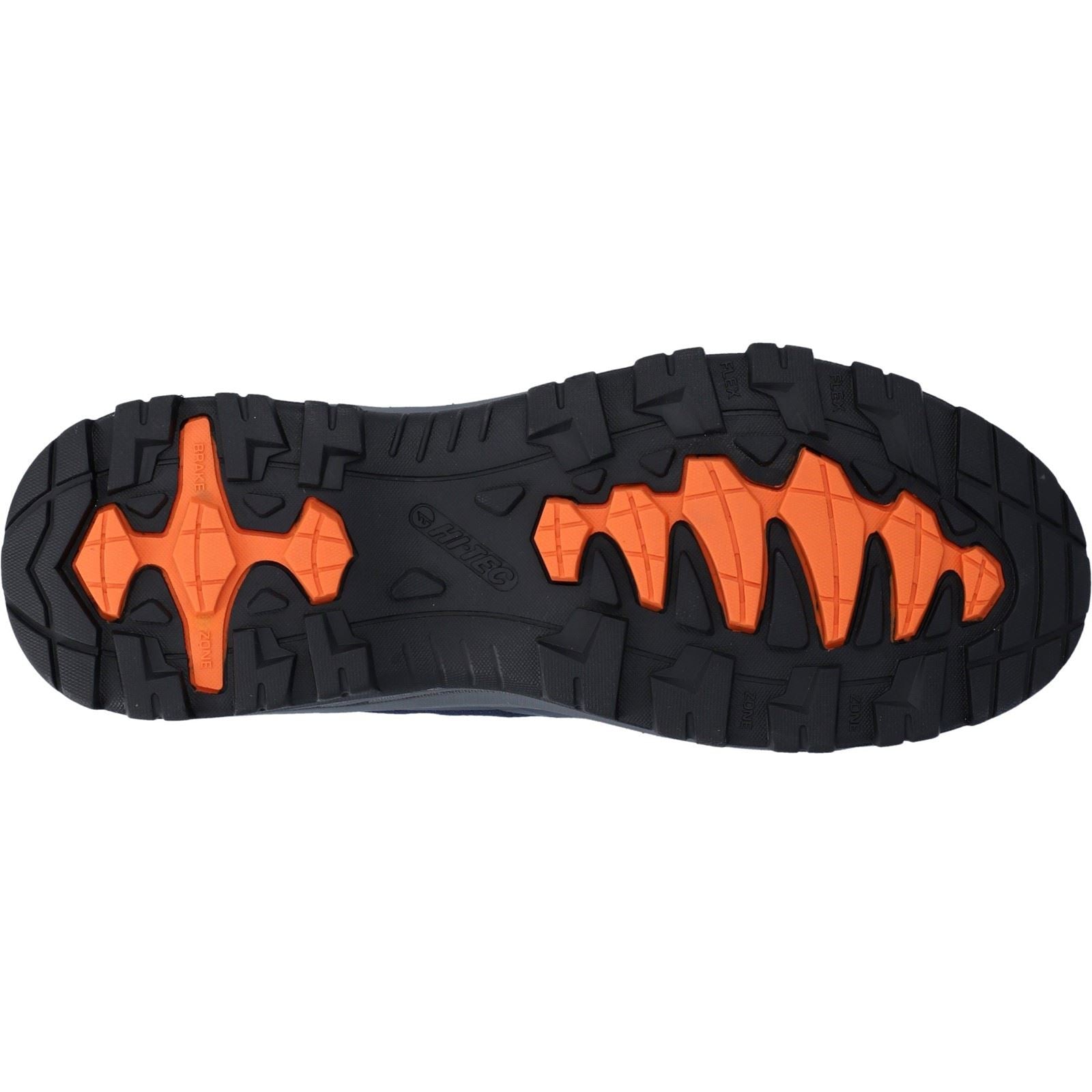 Hi-Tec Storm Expedition Sport Bottes De Randonnée Homme En Polyuréthane Bleu Marine/orange