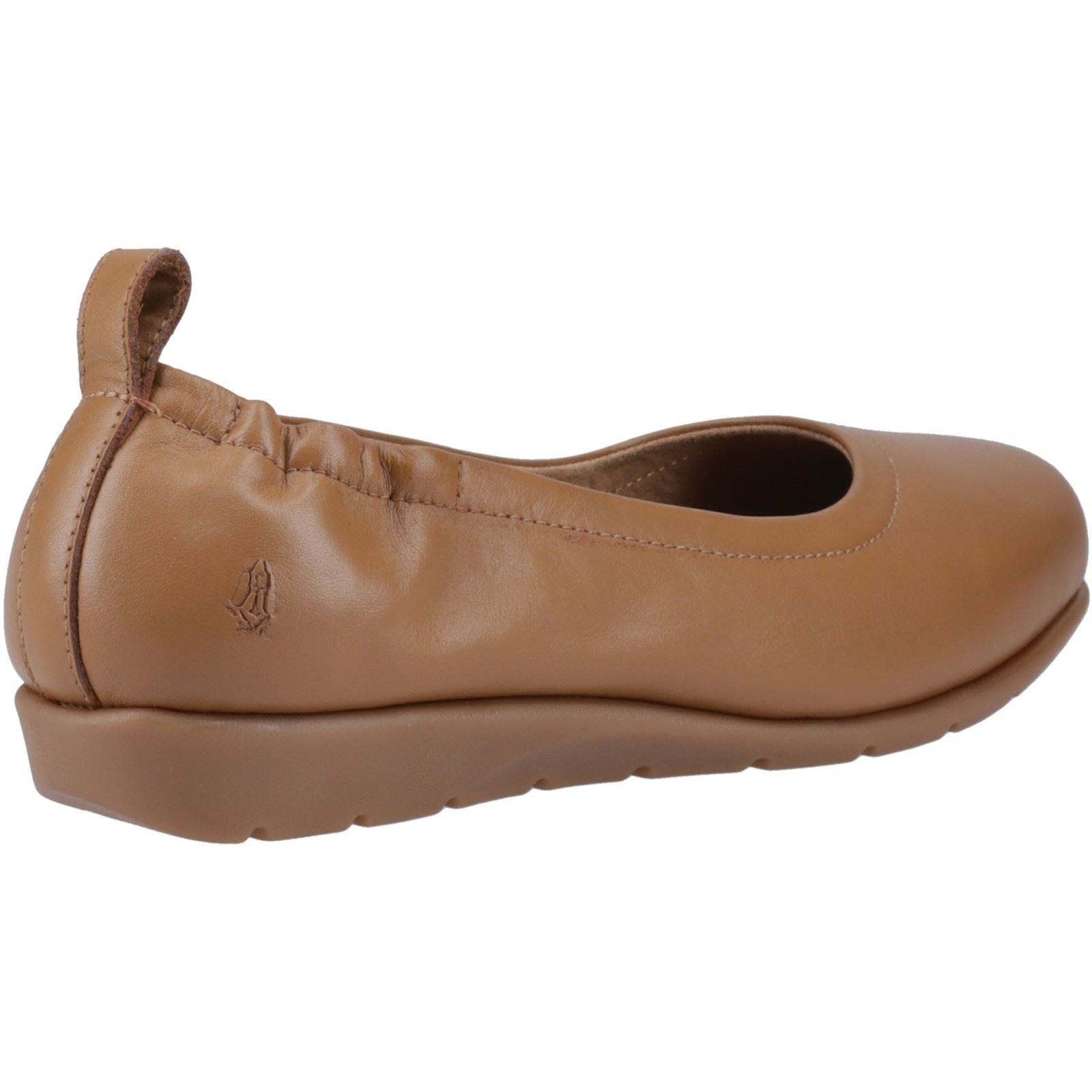 Hush Puppies Skylar Ballons Plats Pour Femmes En Cuir De Couleur Tan
