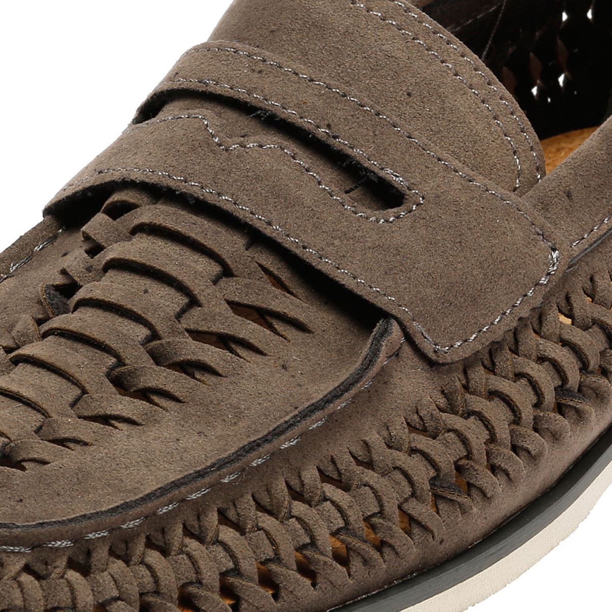 Ben Sherman Miami Mocassins Gris Pour Hommes