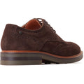 Base London Hatfield Chaussures Richelieu Brunes Brûlées En Cuir Pour Hommes