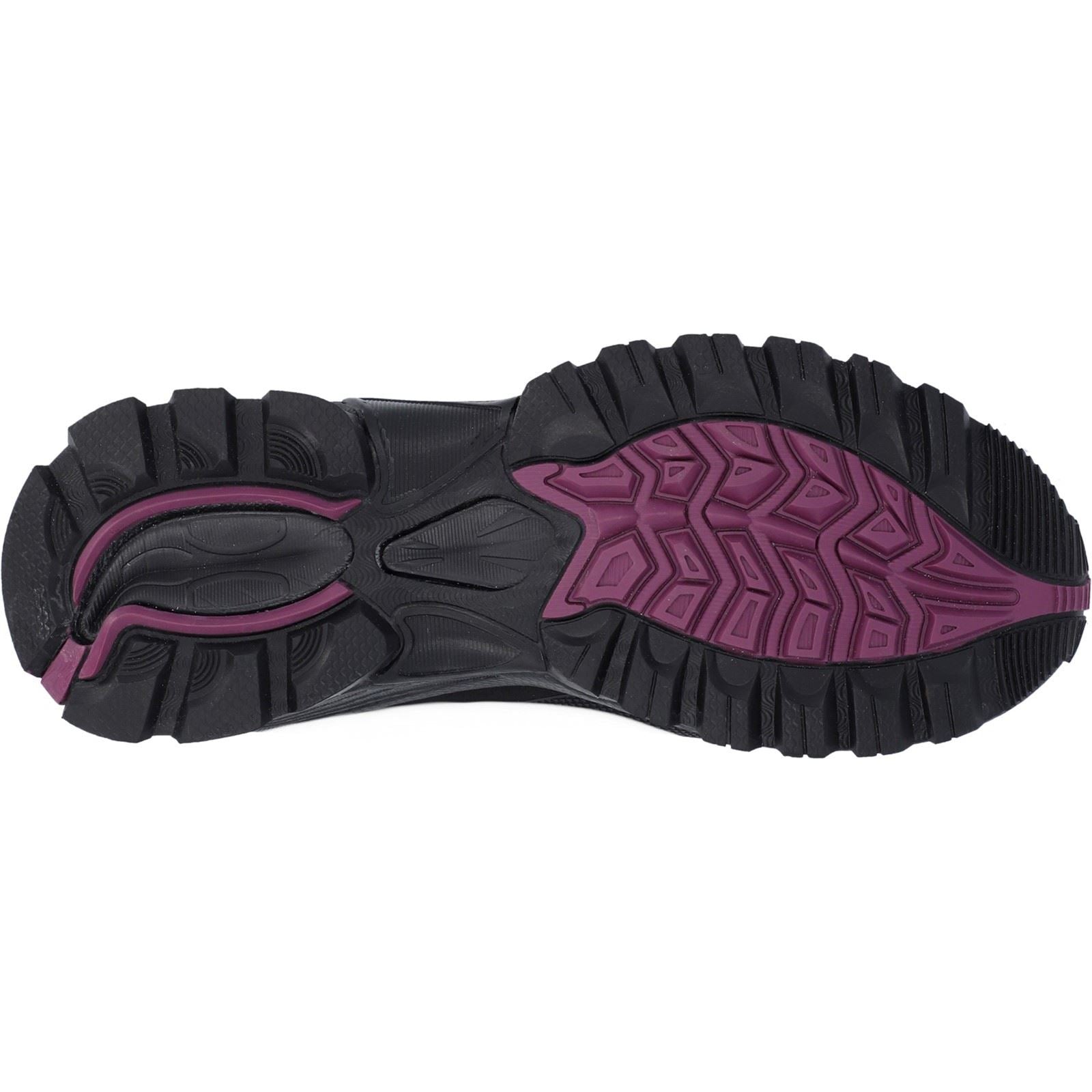 Hi-Tec Jackdaw Mid WP Bottes De Randonnée Pour Femmes En Polyester Noir/bordeaux