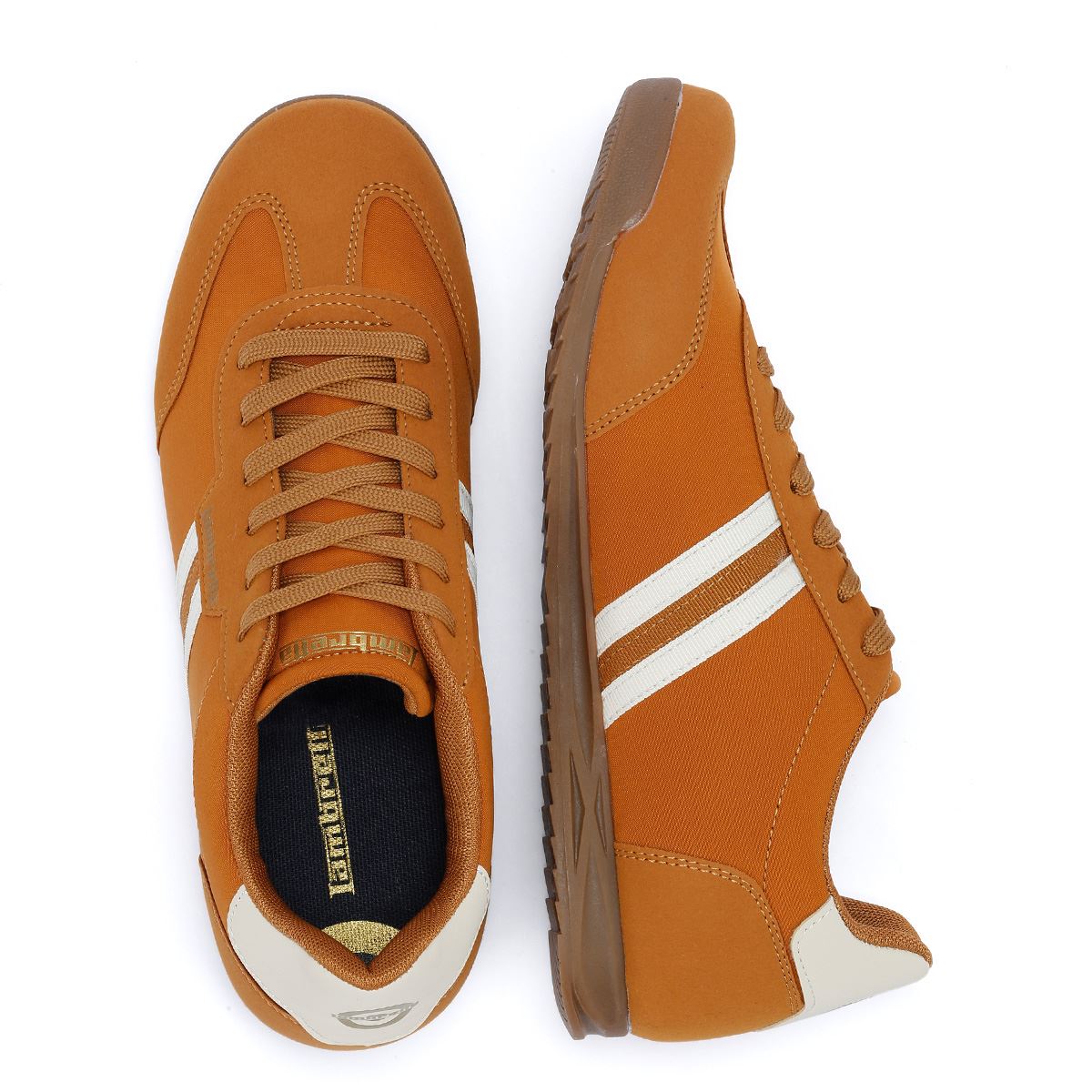 Lambretta Tackle Sneakers Pour Hommes De Couleur Beige