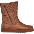 Skechers Keepsakes 2.0 Morning Walks Bottes En Textile Pour Femmes, Couleur Châtaigne