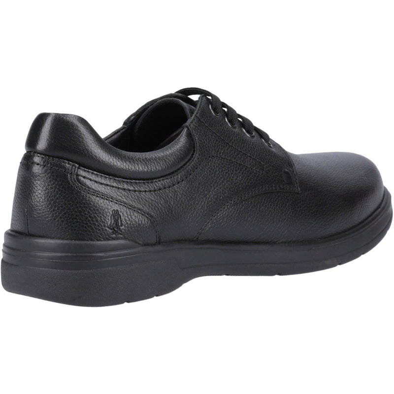 Hush Puppies Marco Chaussures En Cuir Noir À Lacets Pour Hommes