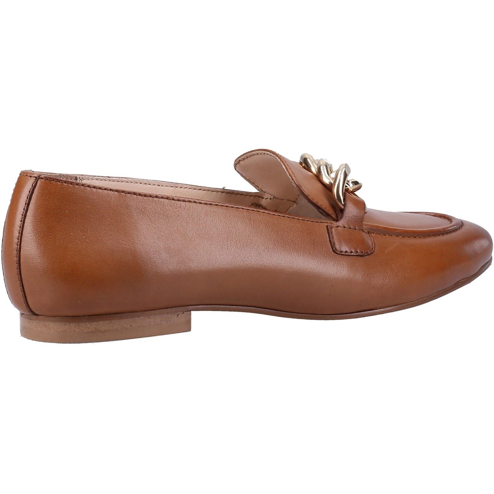 Hush Puppies Harper Chain Mocassins En Cuir Pour Femmes, Couleur Fauve