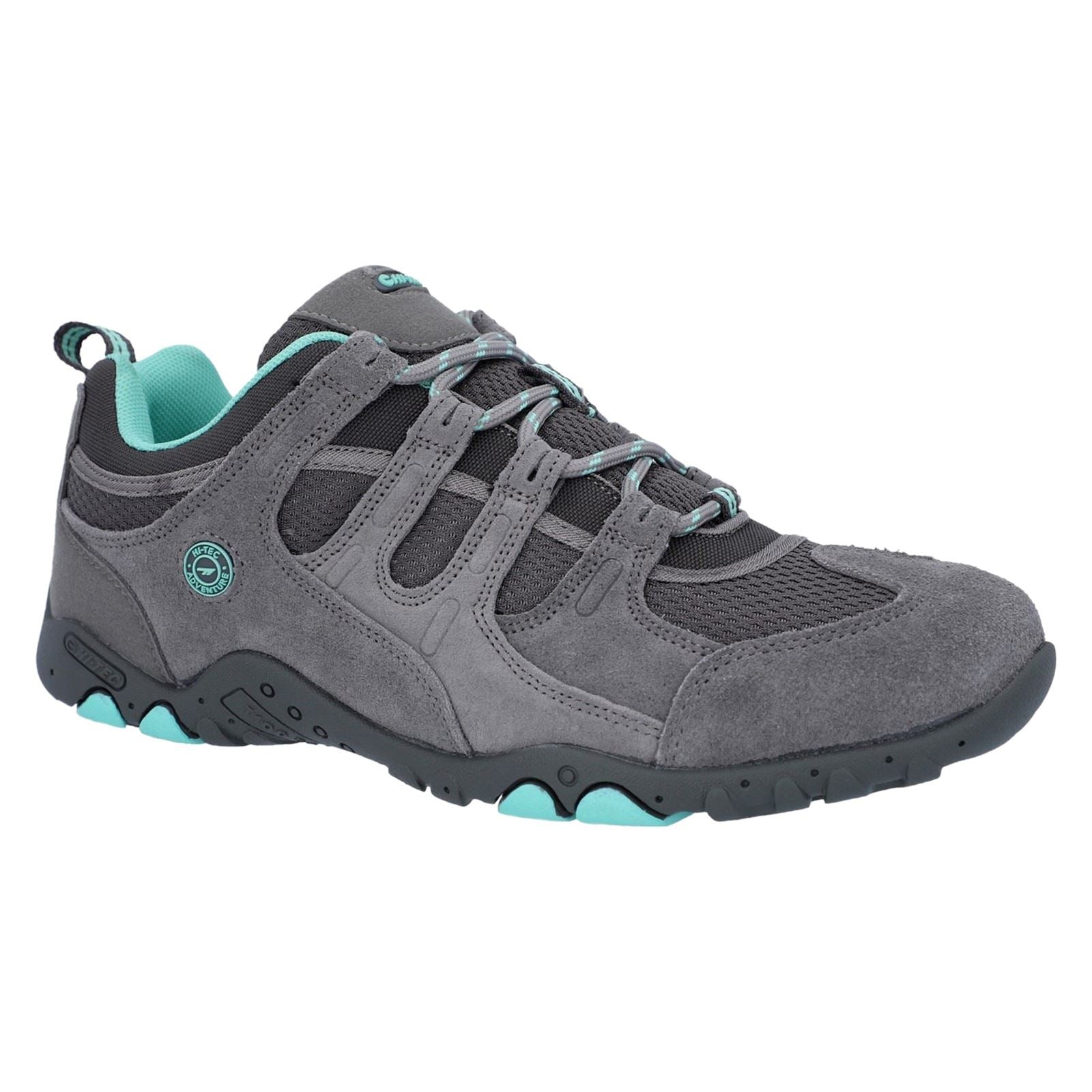 Hi-Tec Quadra II Femmes Suédoises Bottes De Randonnée Gris/menthe