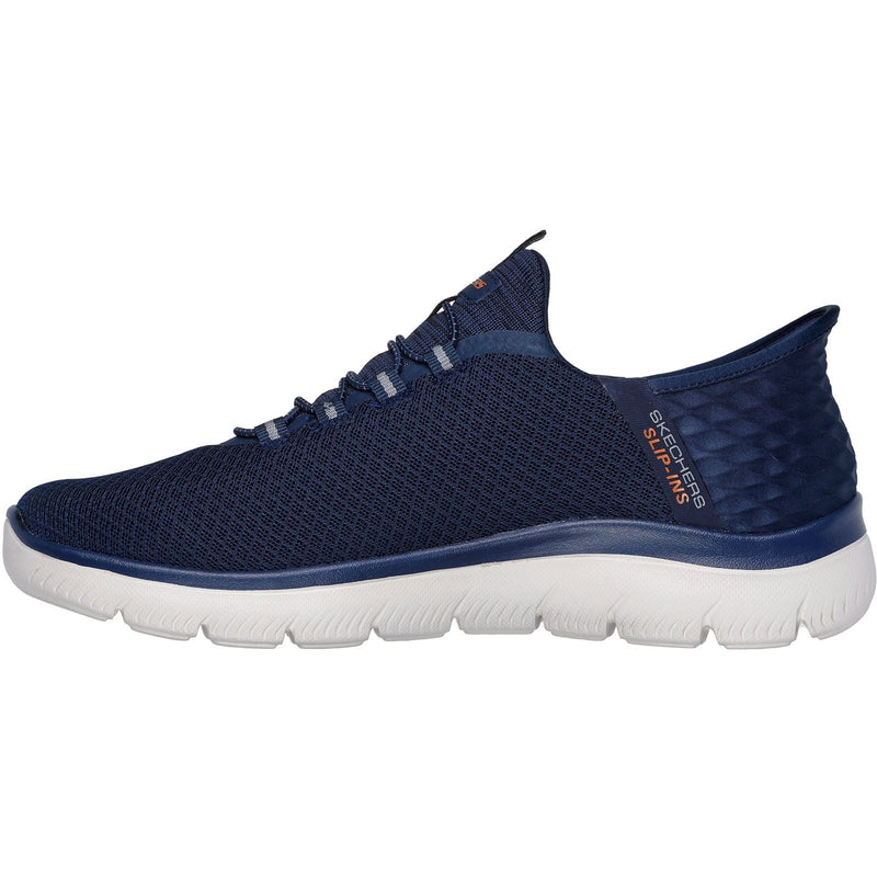 Skechers Summits - High Range Baskets En Polyester Pour Homme, Couleur Marine