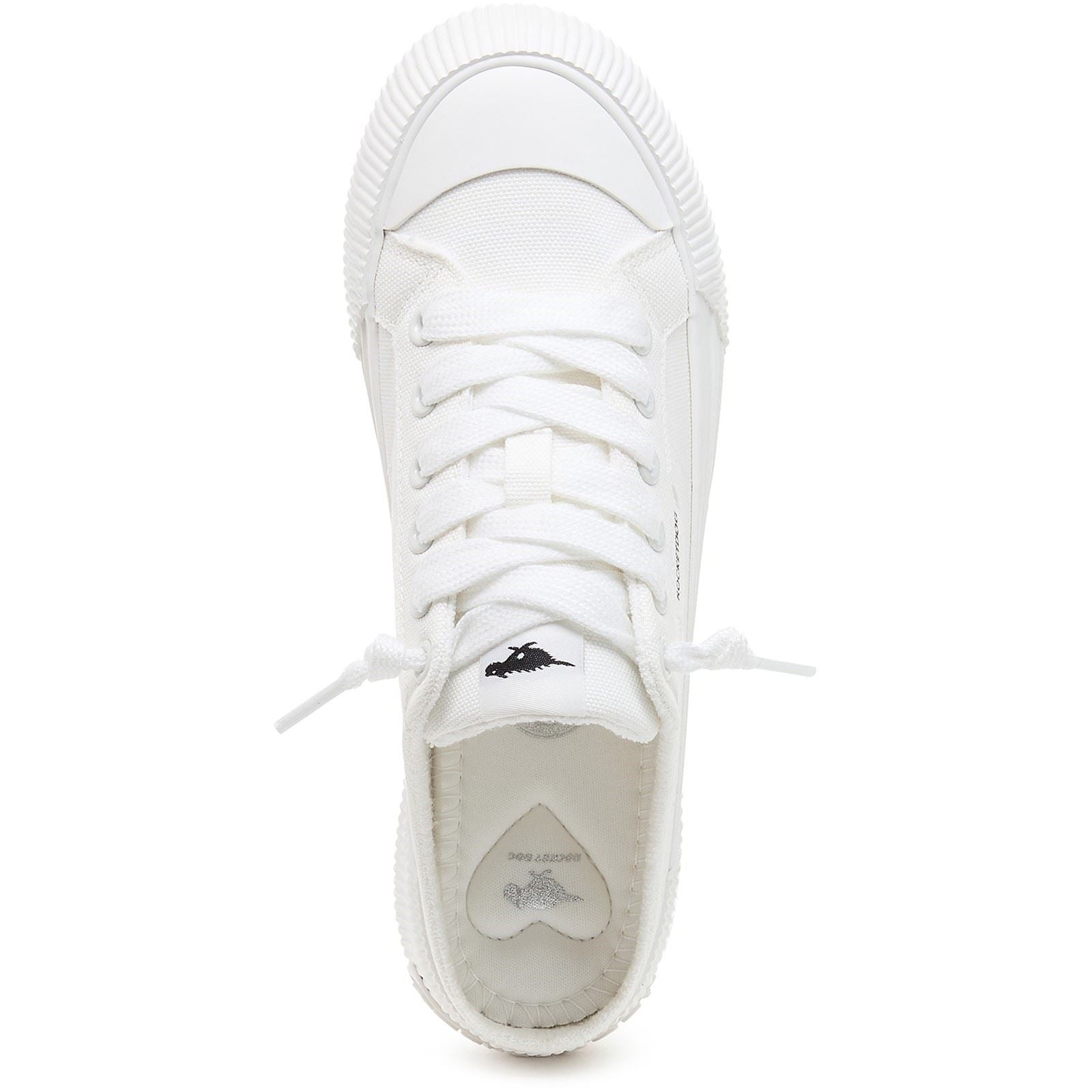 Rocket Dog Cheery Mule Canvas Mules Blanches En Textile Pour Femmes