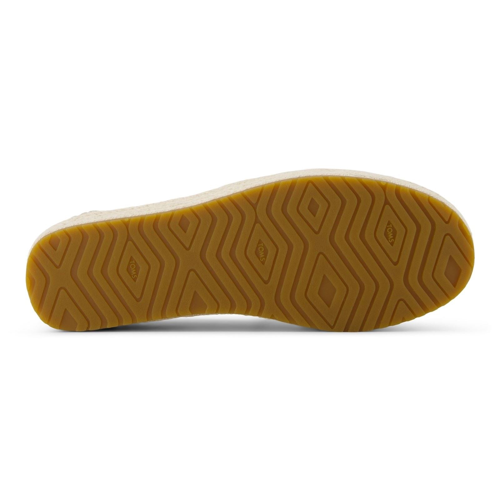 TOMS Valencia Espadrilles Champagne Femme En Textile