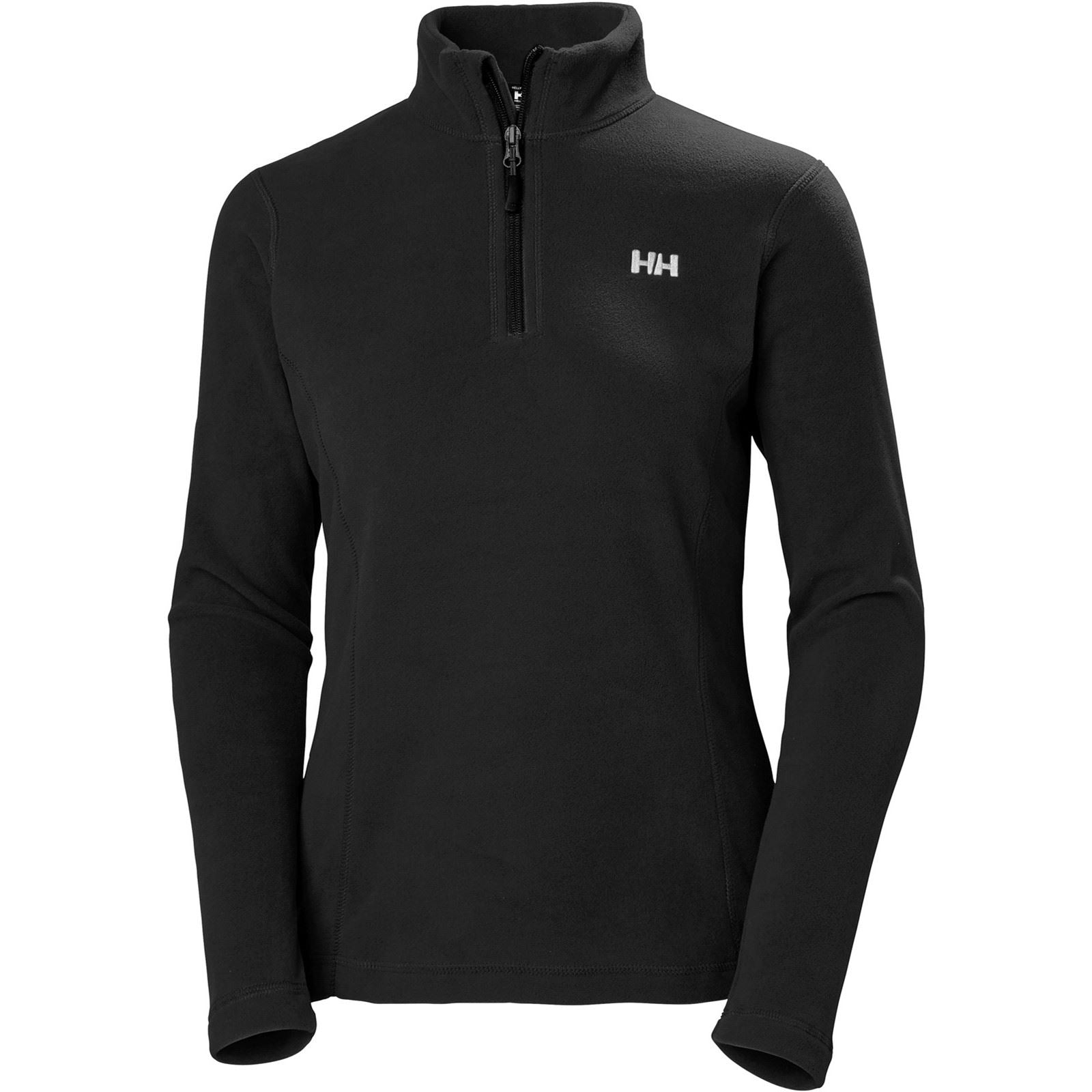Helly Hansen Sport Daybreaker 1/2 Zip Pull En Polaire Noir Pour Femmes En Polyester
