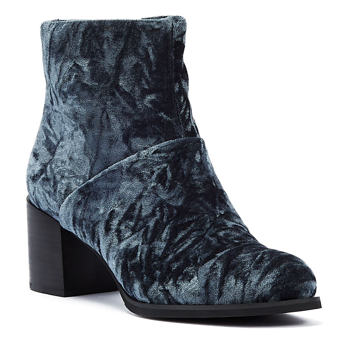 Shoe The Bear Ceci Bottes Grises Pour Femmes En Velours Profond Blush