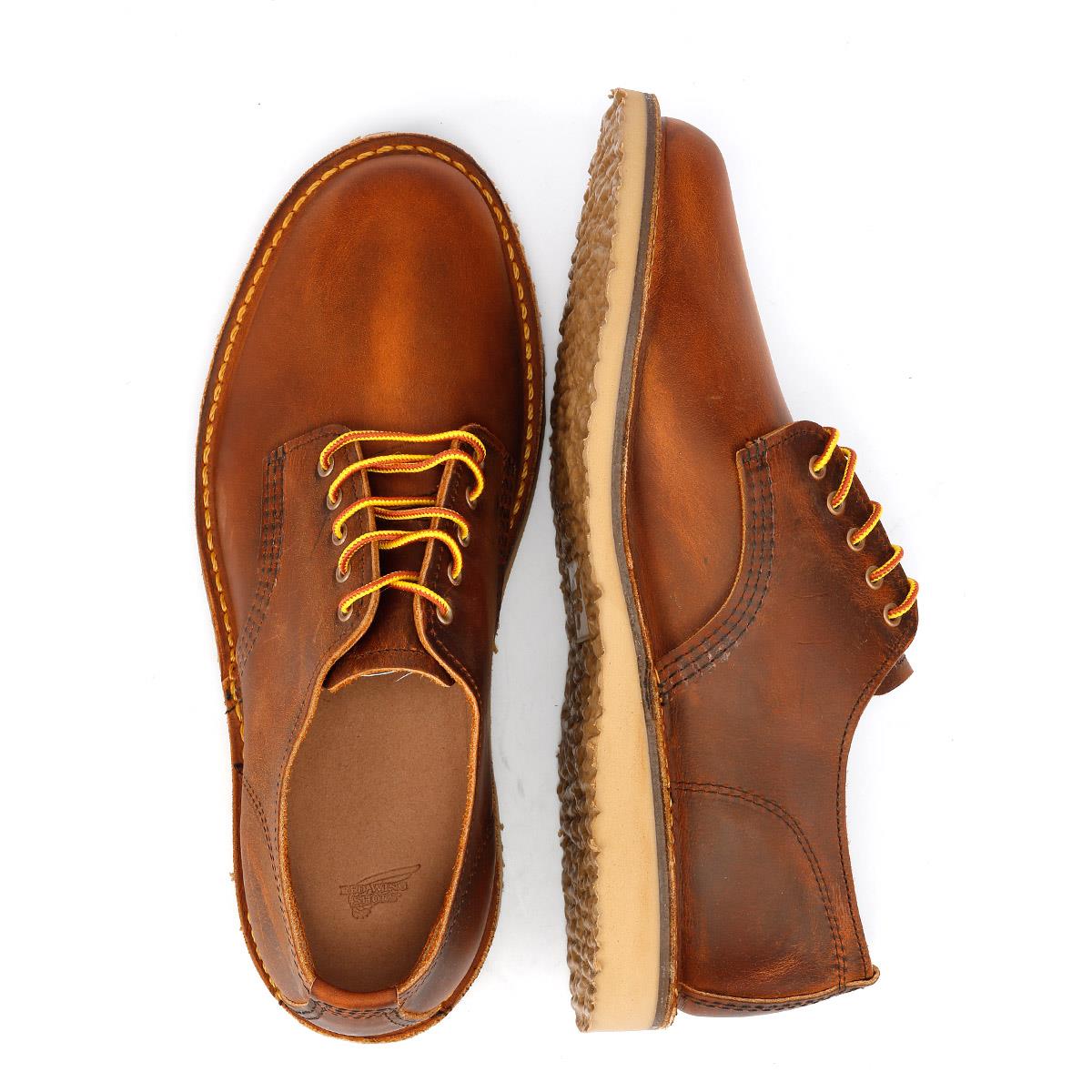 Red Wing Shoes Weekender Oxford Rough & Tough Chaussures En Cuir Marron À Lacets Pour Homme