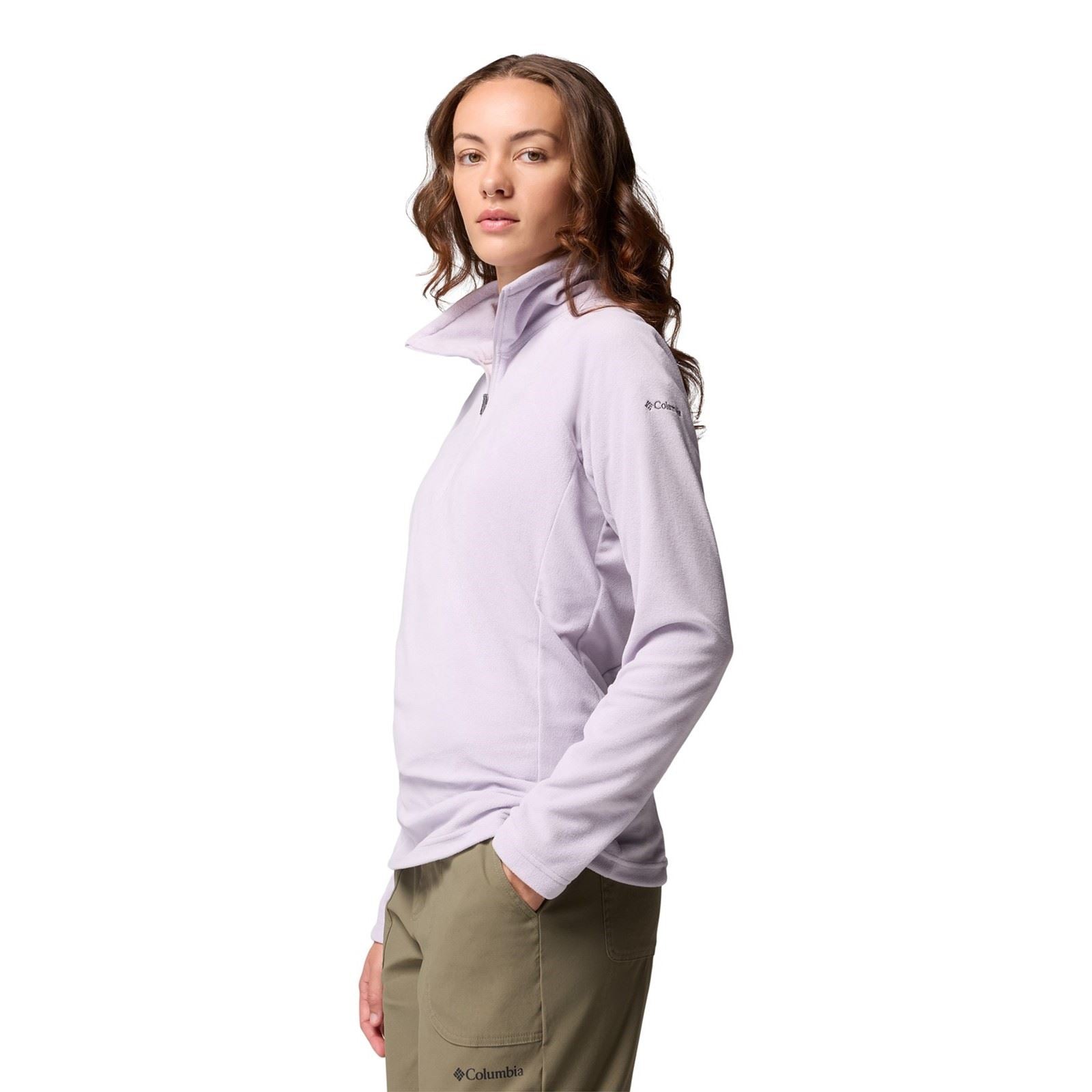 Columbia Glacial IV 1/2 Zip Vestes Polaires Pour Femmes En Violet