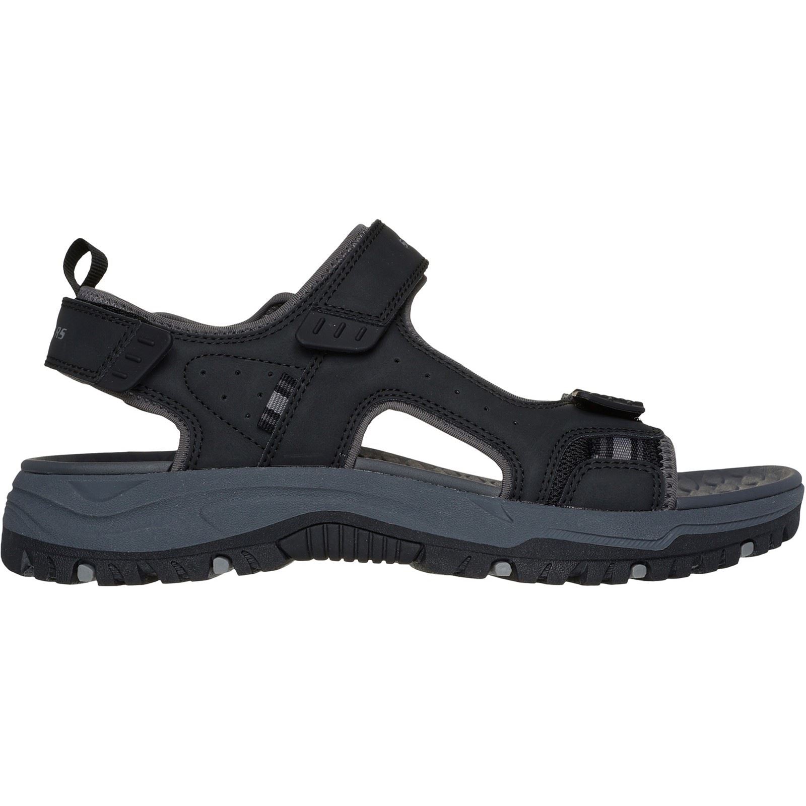 Skechers Prewitt Rigdon Sandales Noires Synthétiques Pour Homme