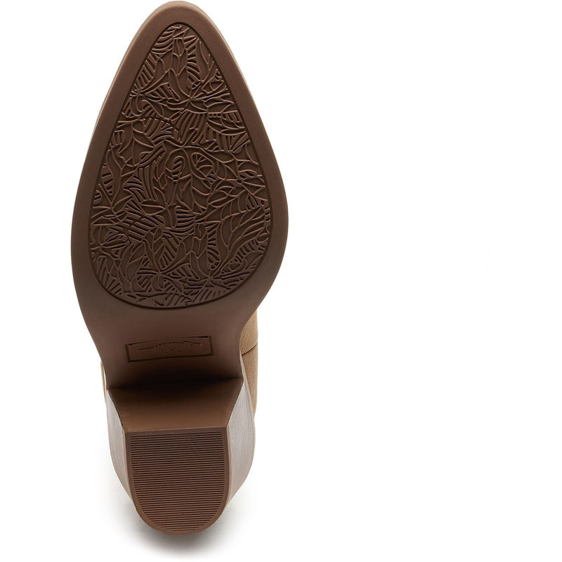 Rocket Dog Feather Bottes Cheville À Talons En Noyer Pour Femme En Polyuréthane