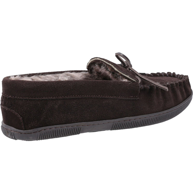 Hush Puppies Ace Pantoufles Homme En Daim Couleur Chocolat