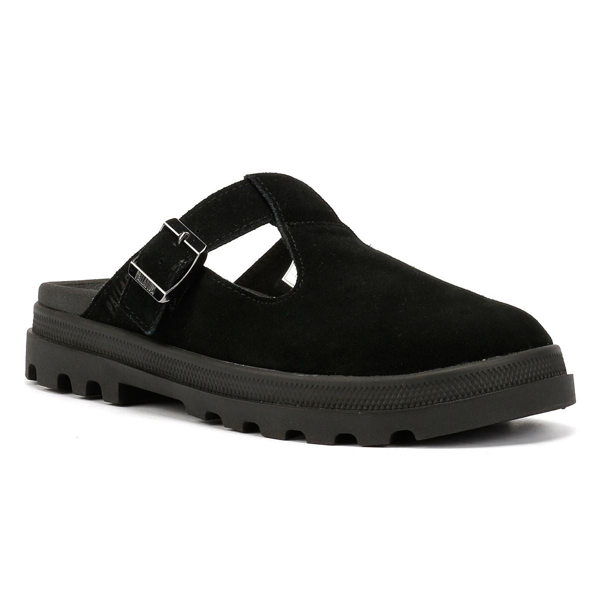 Palladium Dunelite Pyla Chaussures Confort En Daim Noir