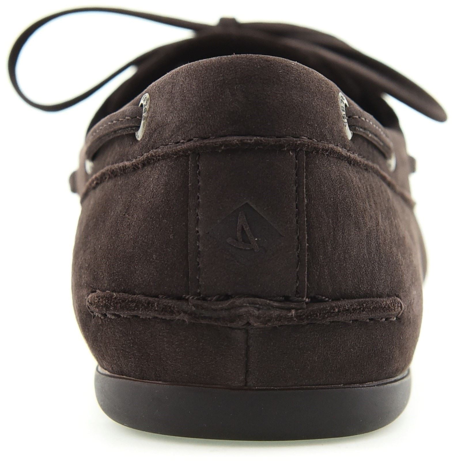 Sperry Slim Boat Bateaux En Cuir Pour Femmes Marron Foncé
