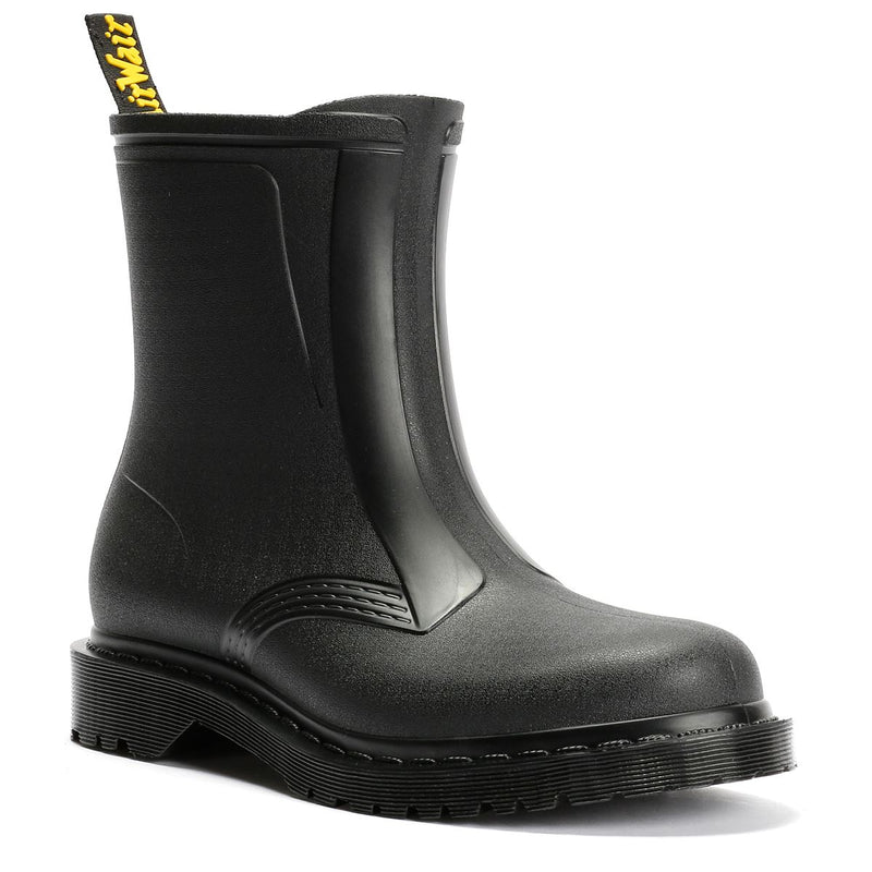 Dr. Martens 1460 Rain Pull On Bottes En Caoutchouc Noires