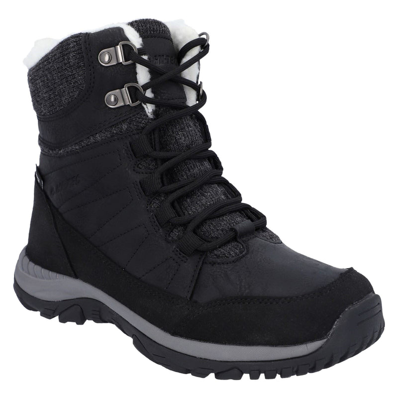 Hi-Tec Riva Mid Bottes De Randonnée Noires Pour Femmes