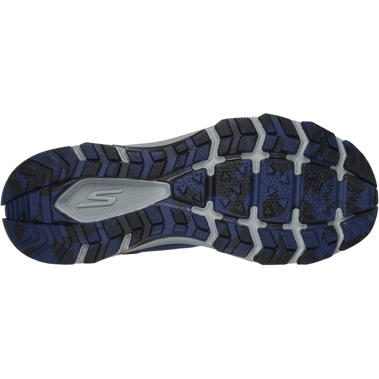 Skechers Performance GO RUN Trail Altitude 2.0 Marble Rock 3 Chaussures De Sport En Cuir Pour Homme, Bleu Marine/rouge