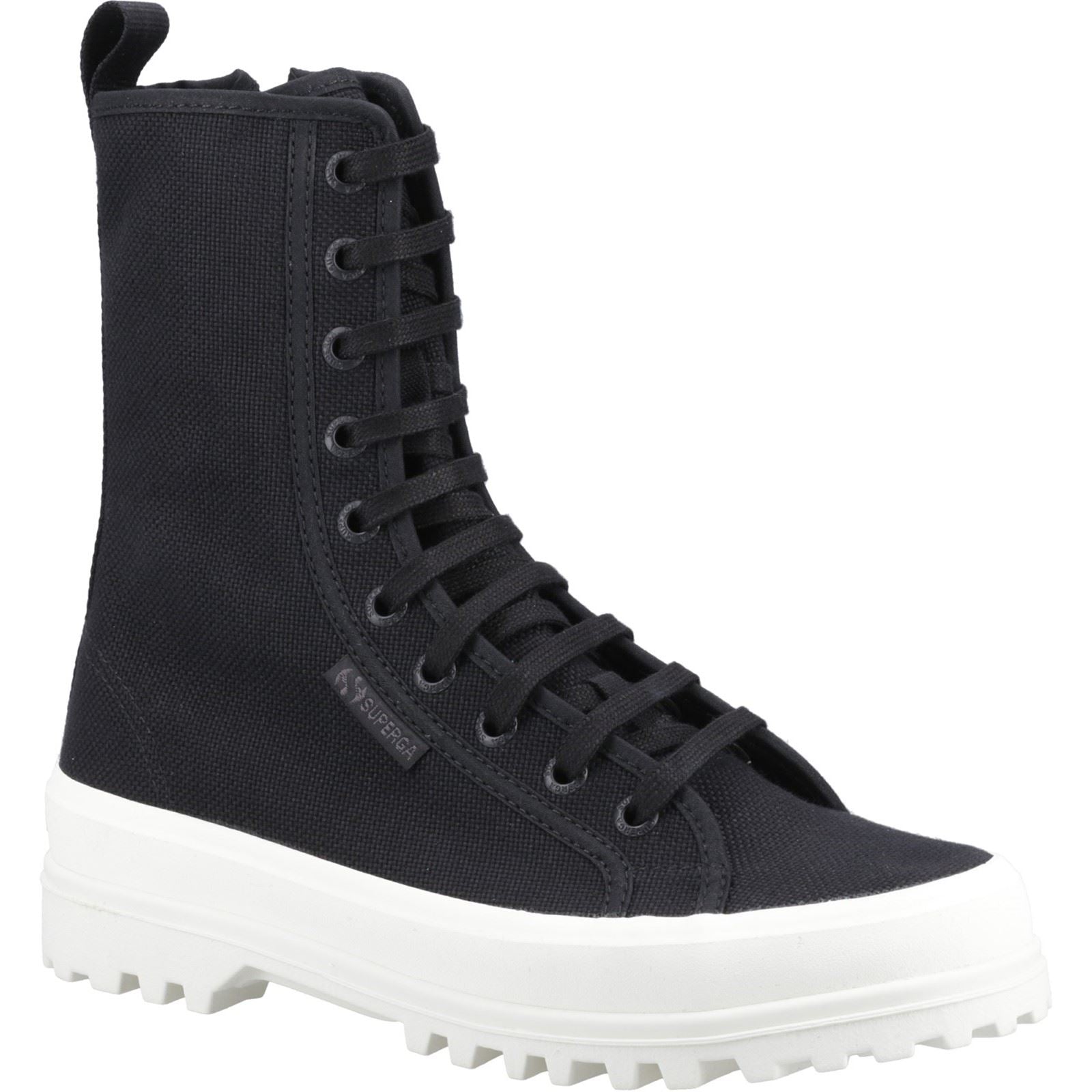 Superga 2641 Alpina High Bottes Noires Pour Femmes