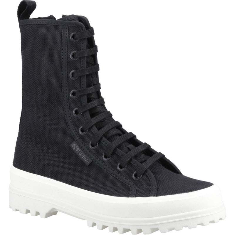 Superga 2641 Alpina High Bottes Noires Pour Femmes