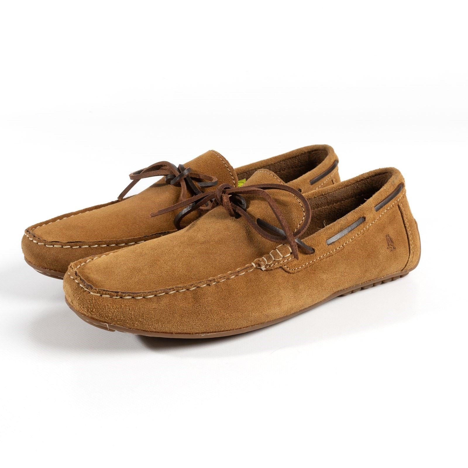 Hush Puppies Reuben Chaussures Bateau Pour Homme En Daim Couleur Tan