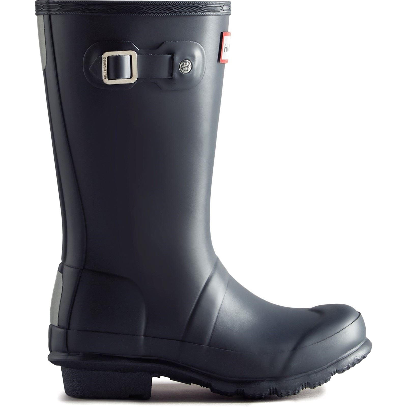 Hunter Junior Originals Bottes De Pluie En Caoutchouc Unisexes Pour Enfants, Bleu Marine