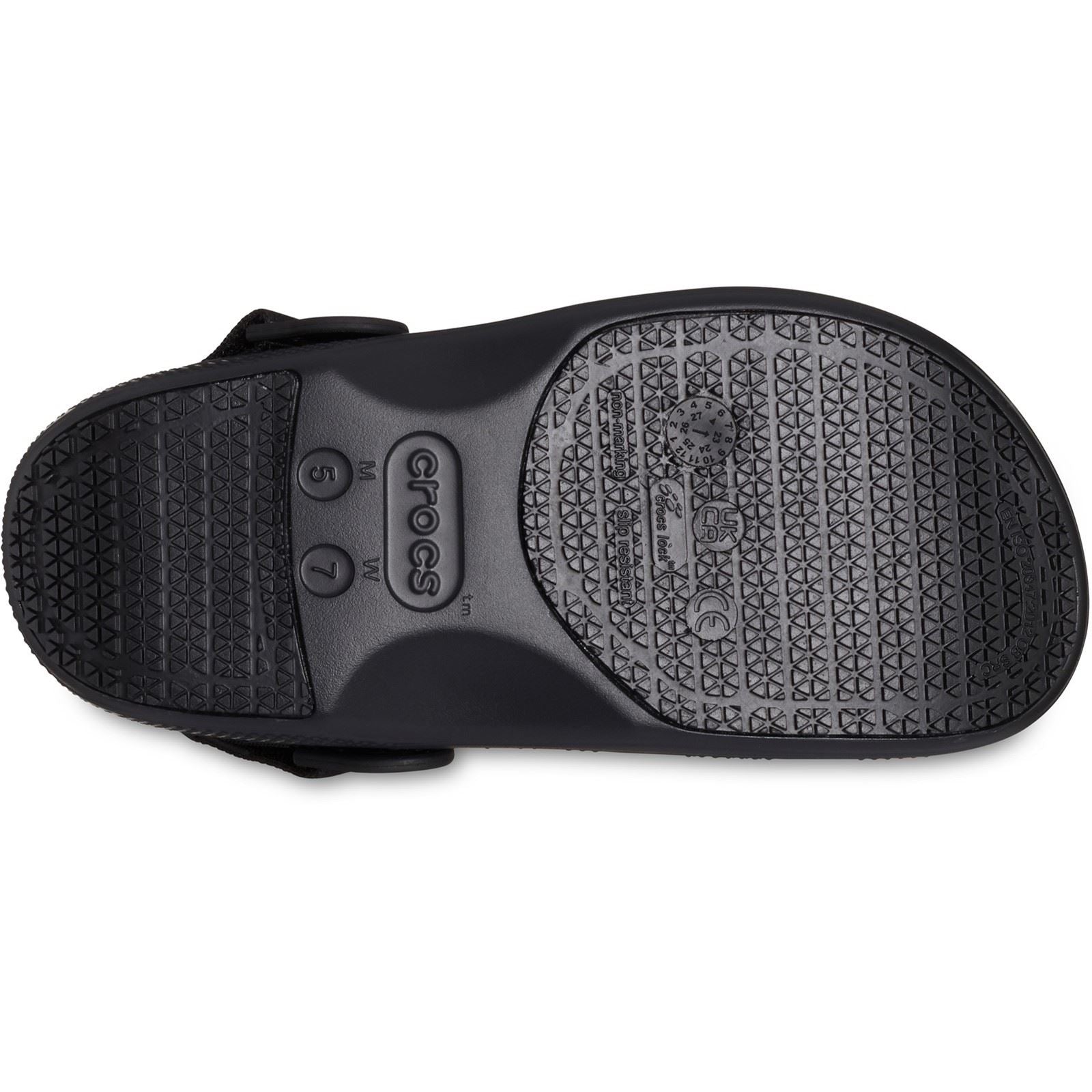 Crocs Classic Work Clog Sabots Noirs En Thermoplastique