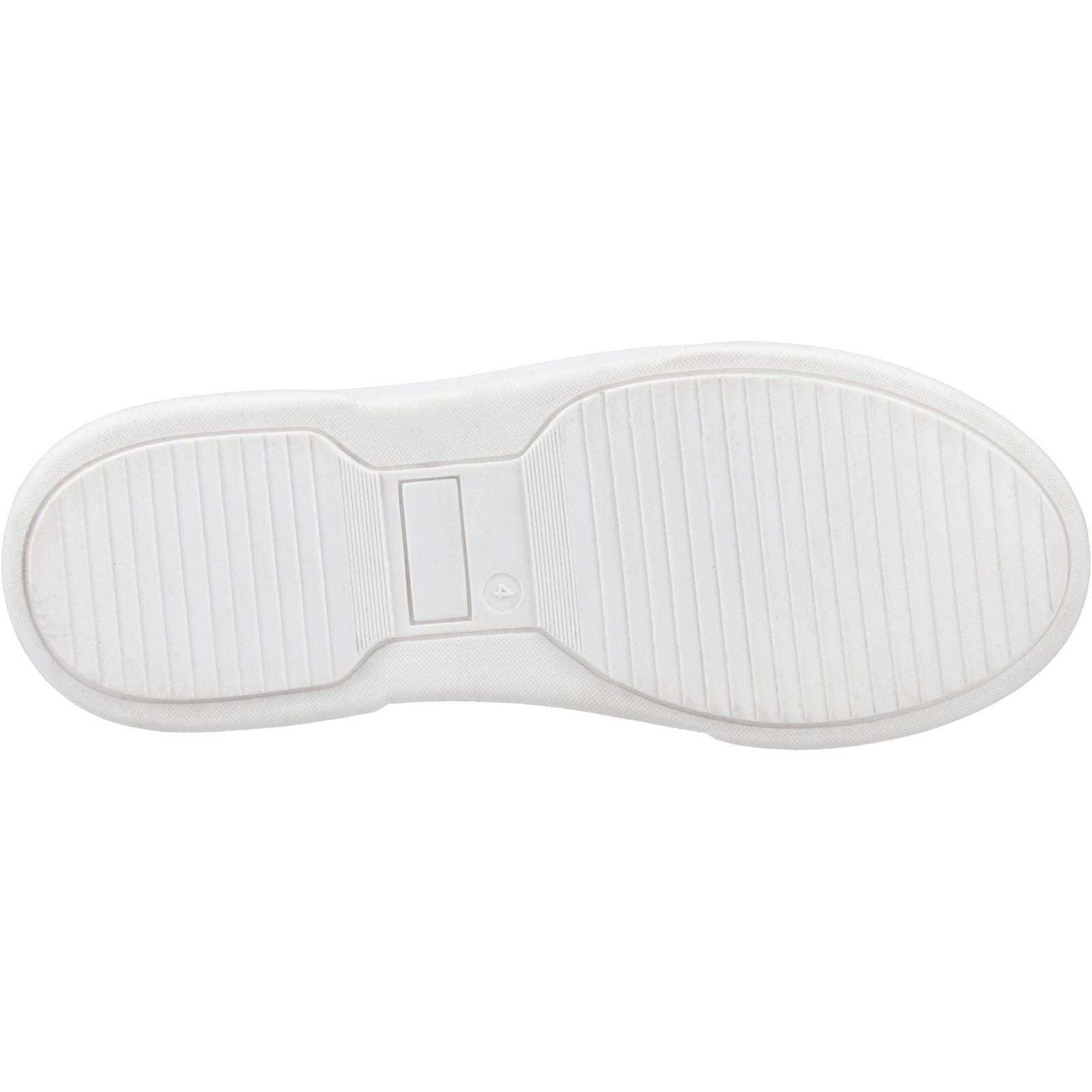 Hush Puppies Kathryn Baskets Blanches En Cuir Pour Femmes