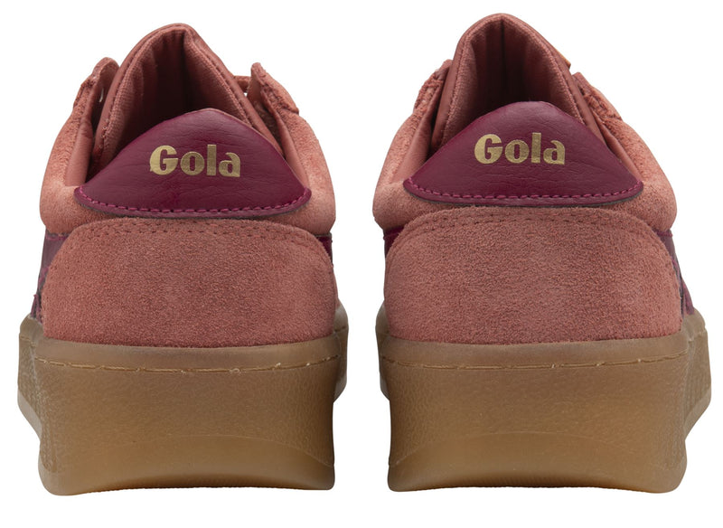 Gola Grandslam Baskets Roses Pour Femmes Suede