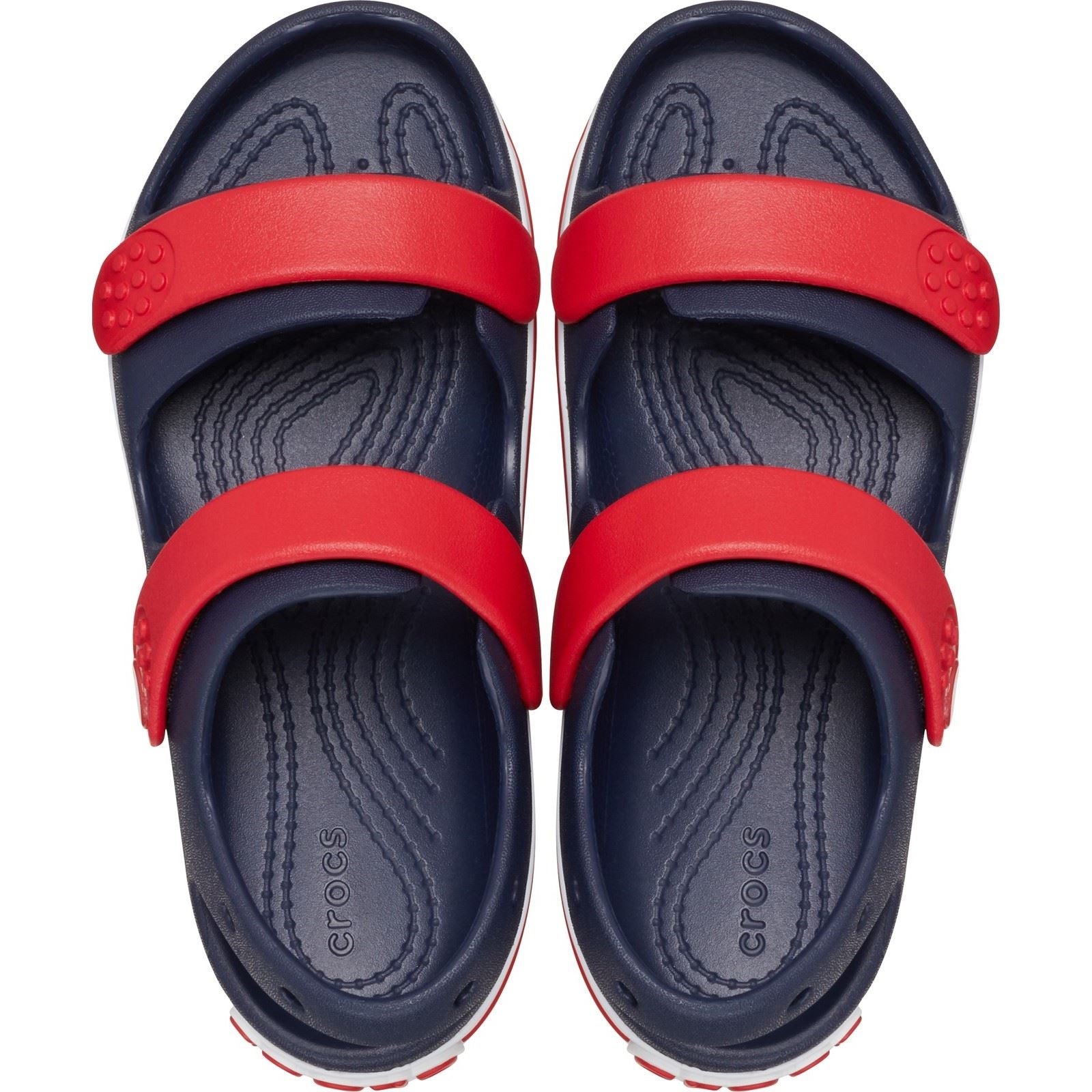 Crocs Crocband Play Sandales En Thermoplastique Bleu Marine/rouge Varsity