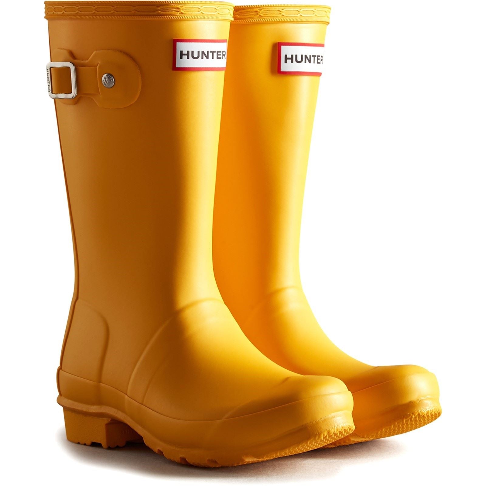 Hunter Junior Originals Bottes En Caoutchouc Unisexe Pour Enfants Jaunes