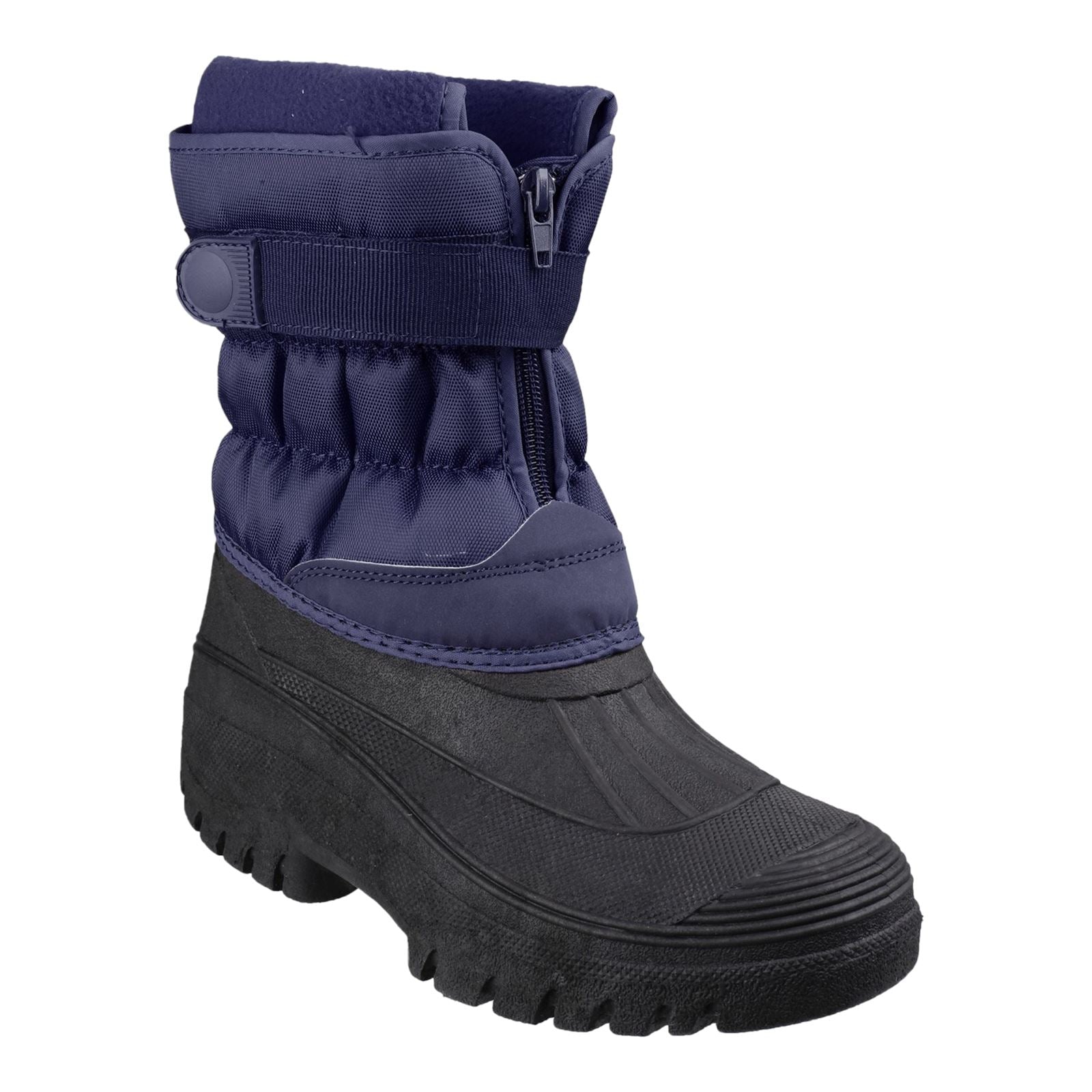 Cotswold Chase Bottes En Caoutchouc Marine En Tissu