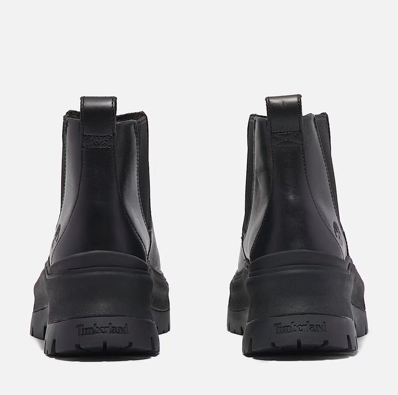 Timberland Roxie Lane Chelsea Bottes Noires En Cuir Pour Femmes