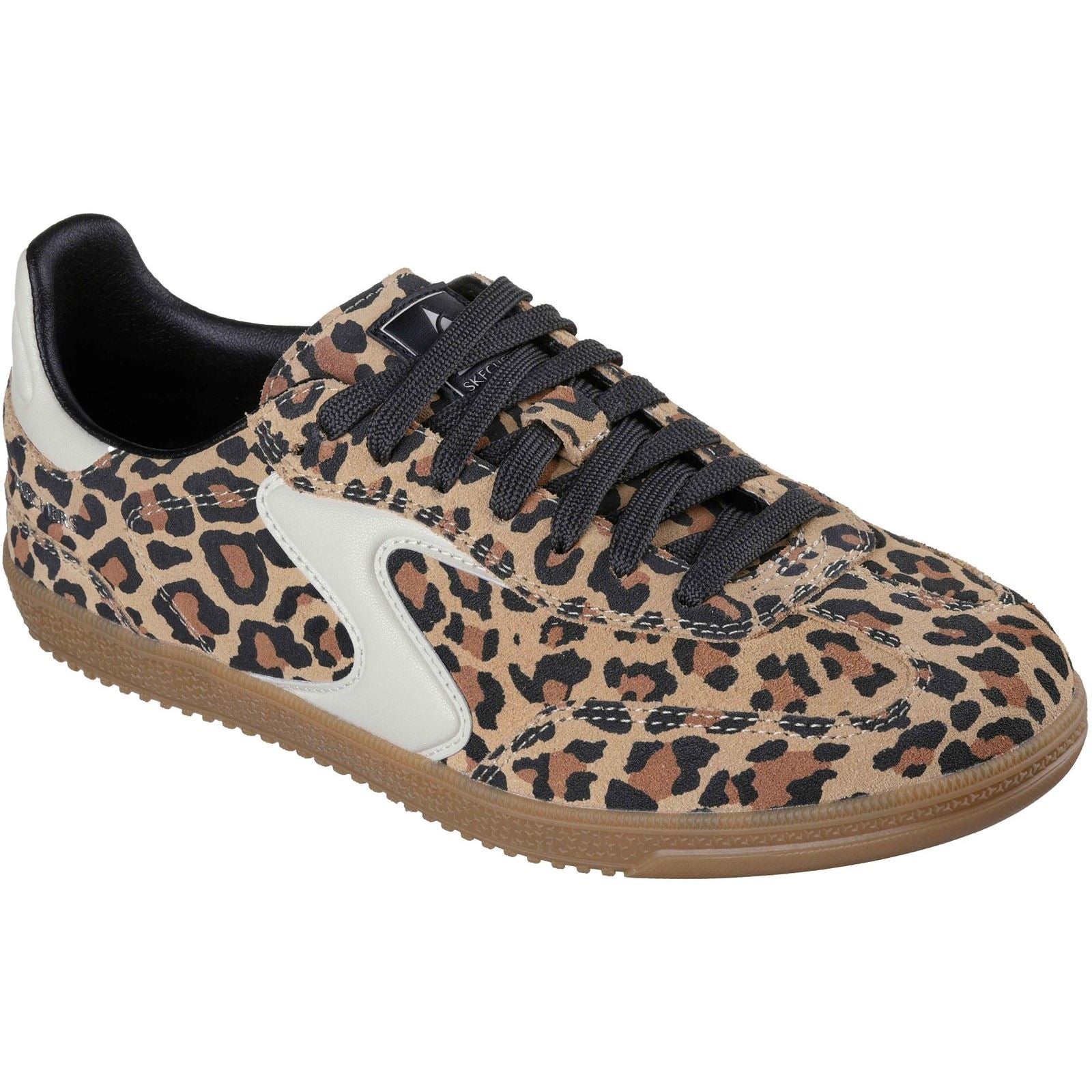 Skechers Hotshot - On The Prowl Hotshot - Baskets En Cuir À Imprimé Léopard Pour Femmes On The Prowl